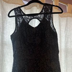 Women’s Dresses / Trixxi / Blue Lace Dress w/ Keyhole Back (Size Large)